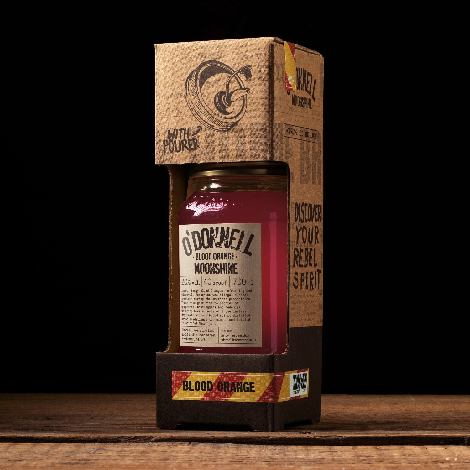 O Donnell Moonshine Blood Orange giftset