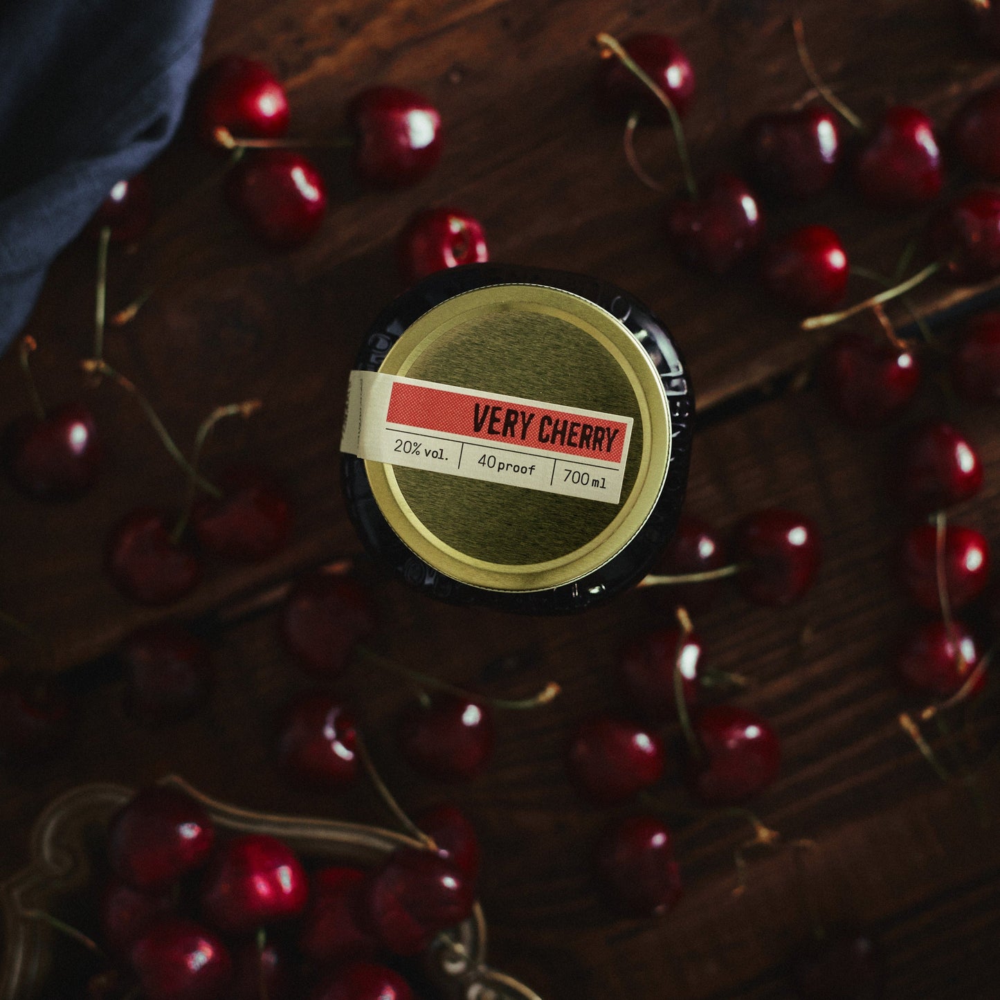 Very Cherry Moonshine with cherries