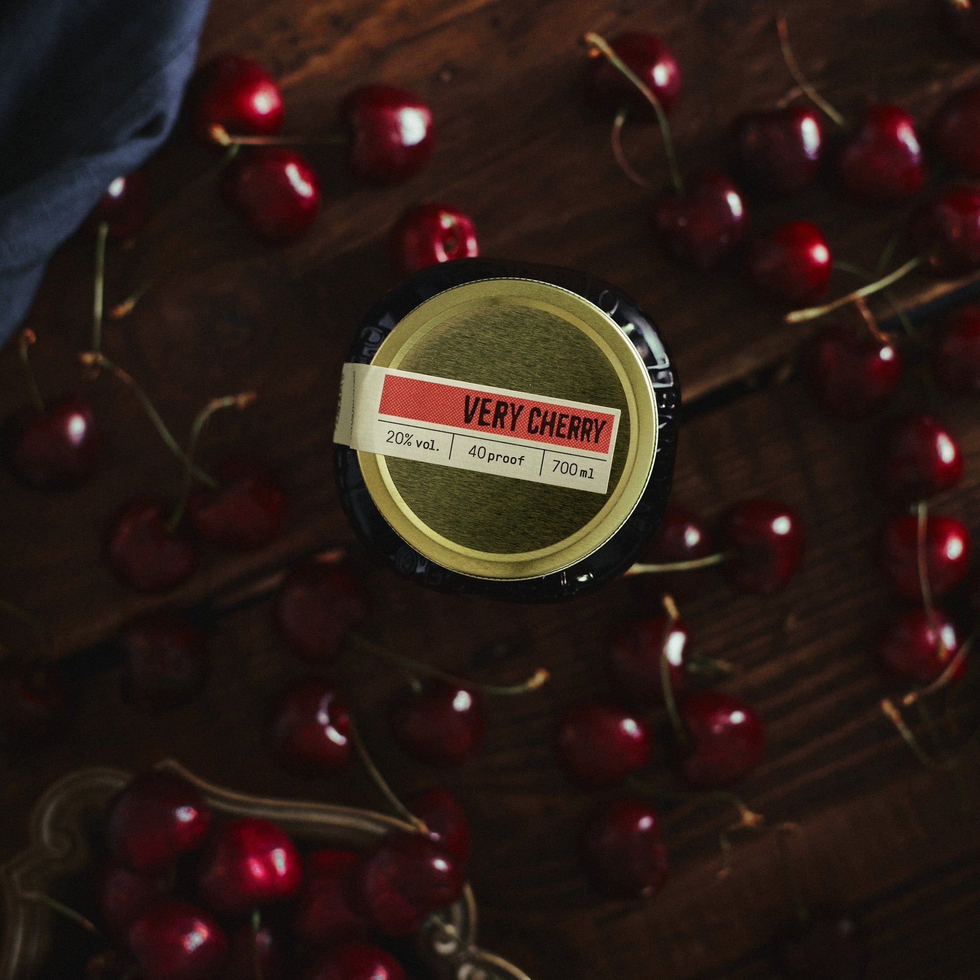 Very Cherry Moonshine with cherries