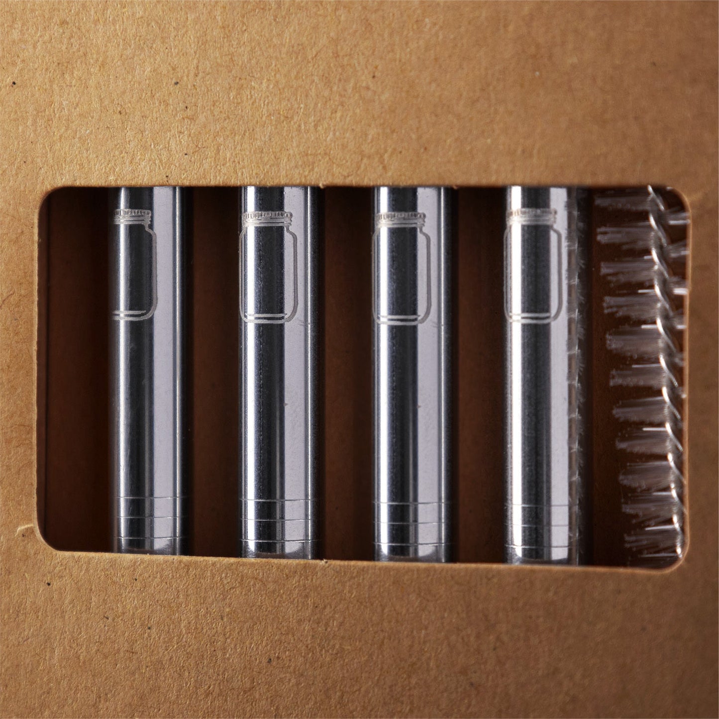 Set di cannucce di metallo